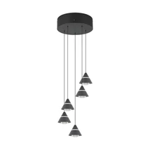 Trio ROMEO függeszték fém, fekete, LED, 35W, 2300-3000-4000K, 3500Lm - 337030532