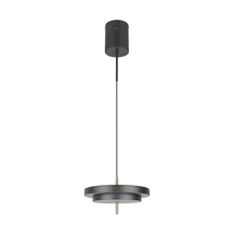 Trio KEATON függeszték fém, akril, fekete, arany, fehér, LED, 34,5W, 2300-3000-4000K, 4000Lm - 340219180