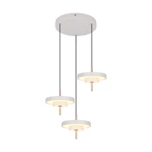 Trio KEATON függeszték fém, akril, szürke, fehér, LED, 30W, 2300-3000-4000K, 3600Lm - 340230376