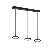 Trio TRAY függeszték fém, fekete, LED, 4000K, 3x10W, 3600lm - 340910332