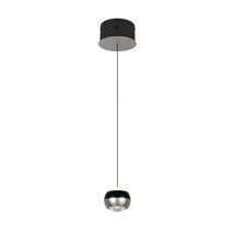 Trio ORBIT függeszték fém, fekete, nikkel, LED, 8W, 960lm, 2300K-3000K-4000K - 344410107