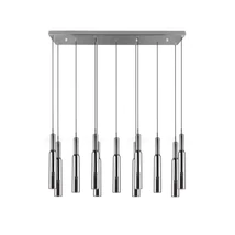 Trio LUCENT függeszték fém, üveg, króm, LED, 2300K - 3000K - 4000K, 11x2.8W, 11x280lm - 344511106