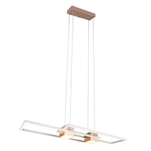 Trio ALBANY függeszték, fém, barna, fehér, LED, 37W, 4300lm, 2700K-6500K - Trio-347710465