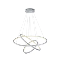 Trio AARON függeszték fém, nikkel, RGB-LED, 3000K-6000K, 78W, 9200lm - 352710307