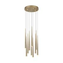 Trio CALA függeszték fém, arany, LED, 38W, 4500lm, 2300K-3000K-4000K - 354831079