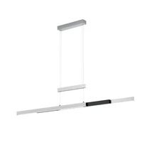 Trio TRAJAN függeszték fém, szürke, fekete, LED, 2700K-5000K, 45W, 5300lm - 375310505