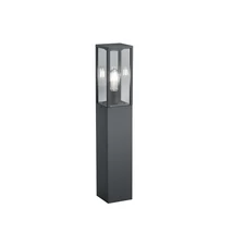 Trio GARONNE kültéri állólámpa fém, üveg, antracit, áttetsző, E27, IP44 - 401860142