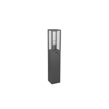 Trio GARONNE kültéri állólámpa mozgásérzékelővel fém, üveg, antracit, áttetsző, E27, IP44 - 401869142