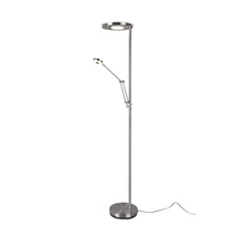 Trio BARRIE állólámpa fém, nikkel, LED, 2700K-4000K, 1x32W, 3700lm, 1x6W, 700lm - 424210307