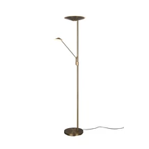 Trio BRANTFORD állólámpa fém, sárgaréz, LED, 2700K-3200K-4000K, 1x30W, 3500lm, 1x6.5W, 650lm - 425610204