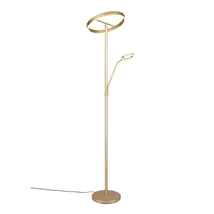 Trio WILLIS állólámpa, fém, arany, LED, 44.5W, 4600lm+550lm, 2700K+3200K+4000K - Trio-449510279