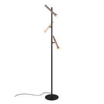 Trio FIATO állólámpa, fém, fekete, barna, LED, 9W, 1200lm, 2300K+3000K+4000K - Trio-452010317