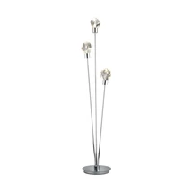 Trio VERANO állólámpa fém, kristály, króm, áttetsző, LED, 19.5W, 2400lm, 2300K-3000K-4000K - 454510306