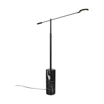 Trio FIORE asztali lámpa márvány, fém, fekete, LED, 10W, 1200lm, 2300K-3000K-4000K - 454610132