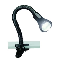 Trio FLEXO csiptetős asztali lámpa műanyag, fekete, E14 - 5028010-02