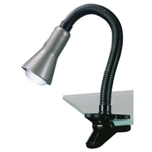 Trio FLEXO csiptetős asztali lámpa műanyag, szürke, fekete, E14 - 5028010-47