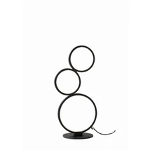 Trio RONDO asztali lámpa fém, fekete, LED, 3000K, 17W, 1900lm - 522610332