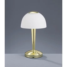 Trio VENTURA asztali lámpa fém, üveg, sárgaréz, fehér, LED, 3000K, 4W, 350lm - 529990103