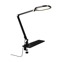 Trio SERVO asztali lámpa fém, műanyag, fekete, LED, 13.5W, 3000-4200-6500K, 1400Lm - 535810132