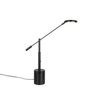 Trio FIORE asztali lámpa márvány, fém, fekete, LED, 10W, 1200lm, 2300K-3000K-4000K - 554610132
