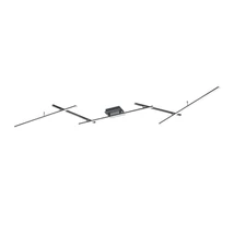 Trio ARVIN mennyezet lámpa fém, fekete, RGB-LED, 2700K-6500K, 22W, 2600lm - 628410532