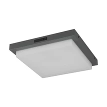 Trio BERMEJO mozgásérzékelős kültéri mennyezet lámpa fém, műanyag, antracit, fehér, LED, 14W, 2300-3000-4000K, 1450Lm, IP54 - 630369242