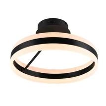Trio DIOS mennyezet lámpa fém, akril, fekete, fehér, LED, 21W, 2300-3000-4000K, 2400Lm - 631410132