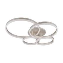 Trio DRAKE mennyezet lámpa fém, akril, nikkel, fehér, LED, 50W, 2700 -6500K, 5850Lm - 632210407