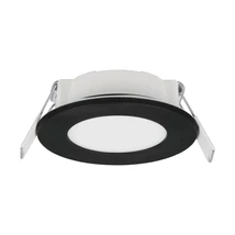 Trio HIMAL beépíthető spot fém, műanyag, fekete, LED, 3.5W, 2700-4000K, 450Lm, IP65 - 635110102