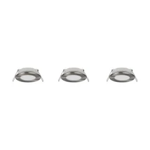 Trio HIMAL beépíthető spot fém, műanyag, nikkel, LED, 3x 3.5W, 2700-4000K, 3x 450Lm, IP65 - 635110307