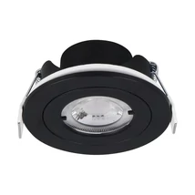 Trio LAMONT beépíthető spot fém, műanyag, fekete, LED, 6.5W, 4000K, 650Lm,IP65 - 635314132