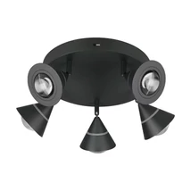 Trio ROMEO mennyezet lámpa fém, műanyag, fekete, LED, 35W, 2300-3000-4000K, 3500Lm - 637010532