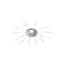 Trio BULLET mennyezet lámpa fém, üveg, nikkel, fehér, LED, 3000K, 21x1.5W, 3570lm - 641412107