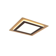Trio MORGAN mennyezet lámpa fém, fekete, arany, LED, 2700K-6500K, 46W, 6000lm - 641510280