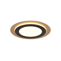 Trio MORGAN mennyezet lámpa fém, fekete, arany, LED, 2700K-6500K, 42W, 5600lm - 641519280