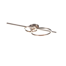 Trio MONTILLA mennyezet lámpa fém, nikkel, LED, 2700K-6000K, 54W, 6300lm - 643010307