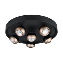 Trio ORBIT mennyezet lámpa fém, fekete, barna, LED, 40W, 2300-3000-4000K, 4700Lm - 644410632