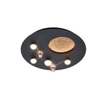 Trio ZODIAC mennyezet lámpa fém, fekete, LED, 2300K-3000K-4000K, 42W, 5100lm - 644810132