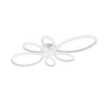Trio FLY mennyezet lámpa fém, műanyag, fehér, LED, 4000K, 32W, 3900lm - 645619131