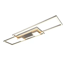 Trio ALBANY mennyezeti lámpa, fém, nikkel, LED, 37W, 4300lm, 2700K-6500K - Trio-647710407