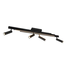 Trio ZENO mennyezeti lámpa, fém, fekete, LED, 24W, 1500lm+2600lm, 2700K-6500K - Trio-648310532