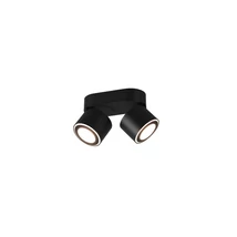 Trio TAURUS szpot lámpa fém, fekete, LED, 3000K, 2x5W, 900lm - 652910232
