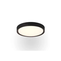 Trio CLARIMO fürdőszobai mennyezet lámpa műanyag, fekete, fehér, LED, 3000K, 18W, 1850lm, IP44 - 659011832