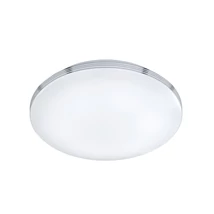 Trio APART fürdőszobai mennyezet lámpa fém, műanyag, króm, fehér, LED, 3000K, 18W, 1850lm, IP44 - 659411806