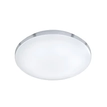 Trio APART fürdőszobai mennyezet lámpa fém, műanyag, króm, fehér, LED, 3000K, 22W, 2500lm, IP44 - 659412406