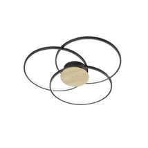 Trio SEDONA mennyezet lámpa fém, fekete, LED, 3000K, 40W, 4800lm - 673210332