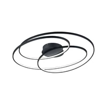 Trio GALE mennyezet lámpa fém, fekete, LED, 3000K, 50W, 7000lm - 673918032