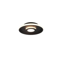 Trio ASCARI fürdőszobai mennyezet lámpa fém, fekete, LED, 3000K, 28W, 3200lm, IP44 - 680810332