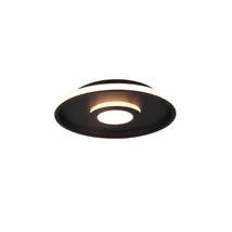 Trio ASCARI fürdőszobai mennyezet lámpa fém, fekete, LED, 3000K, 35W, 4100lm, IP44 - 680819332