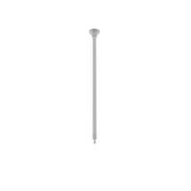 Trio DUOLINE kiegészítő 2-fázisú sínrendszerhez fém, szürke - 703287